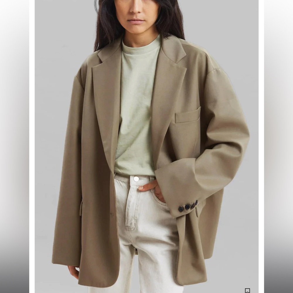 The Frankie Shop Oversized Boyfriend Blazer